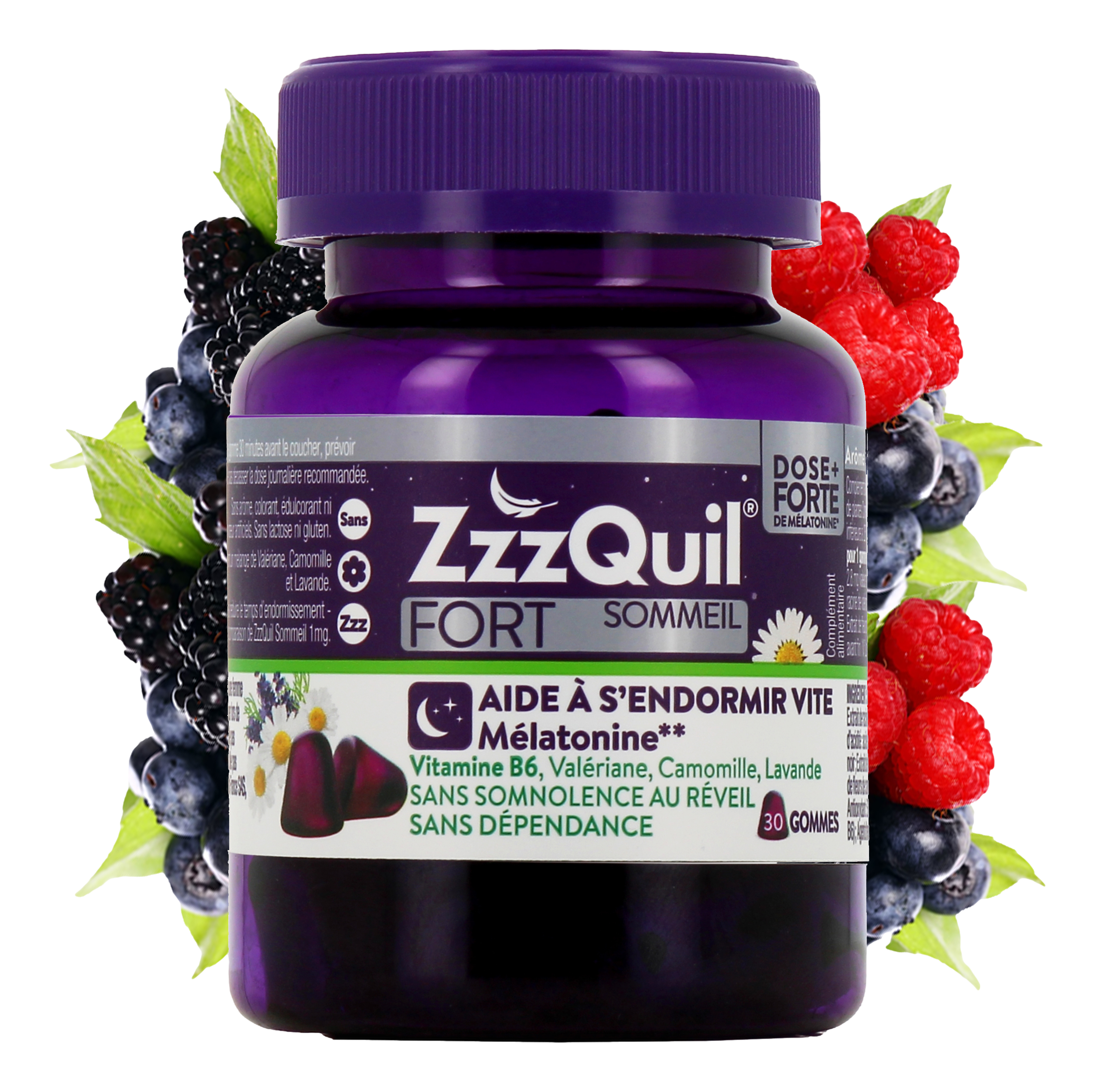 ZZZQUIL FORT SOMMEIL GOMME FRUITS DES BOIS  
