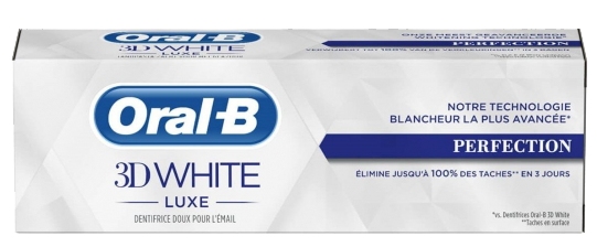 ORAL B 3D WHITE LUXE DENTIFRICE PERFECTION  